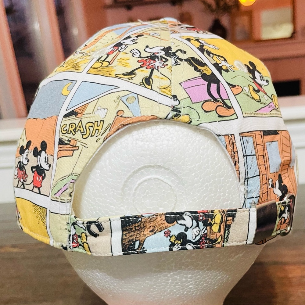 Disney Embroidered Mickey Mouse Comic Strip Cartoon Baseball Cap - Picture 4 of 7